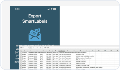 CSV / Spreadsheet Export