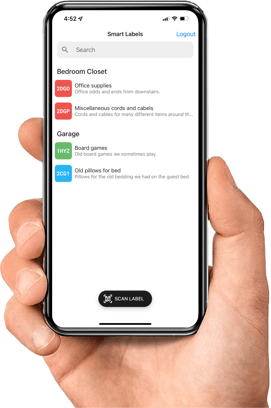 SmartLabels app