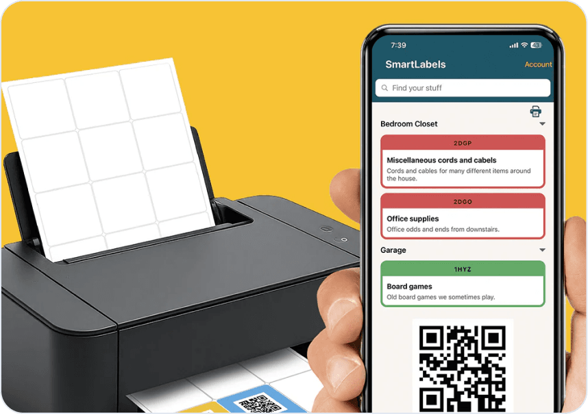Easily print duplicate labels at home