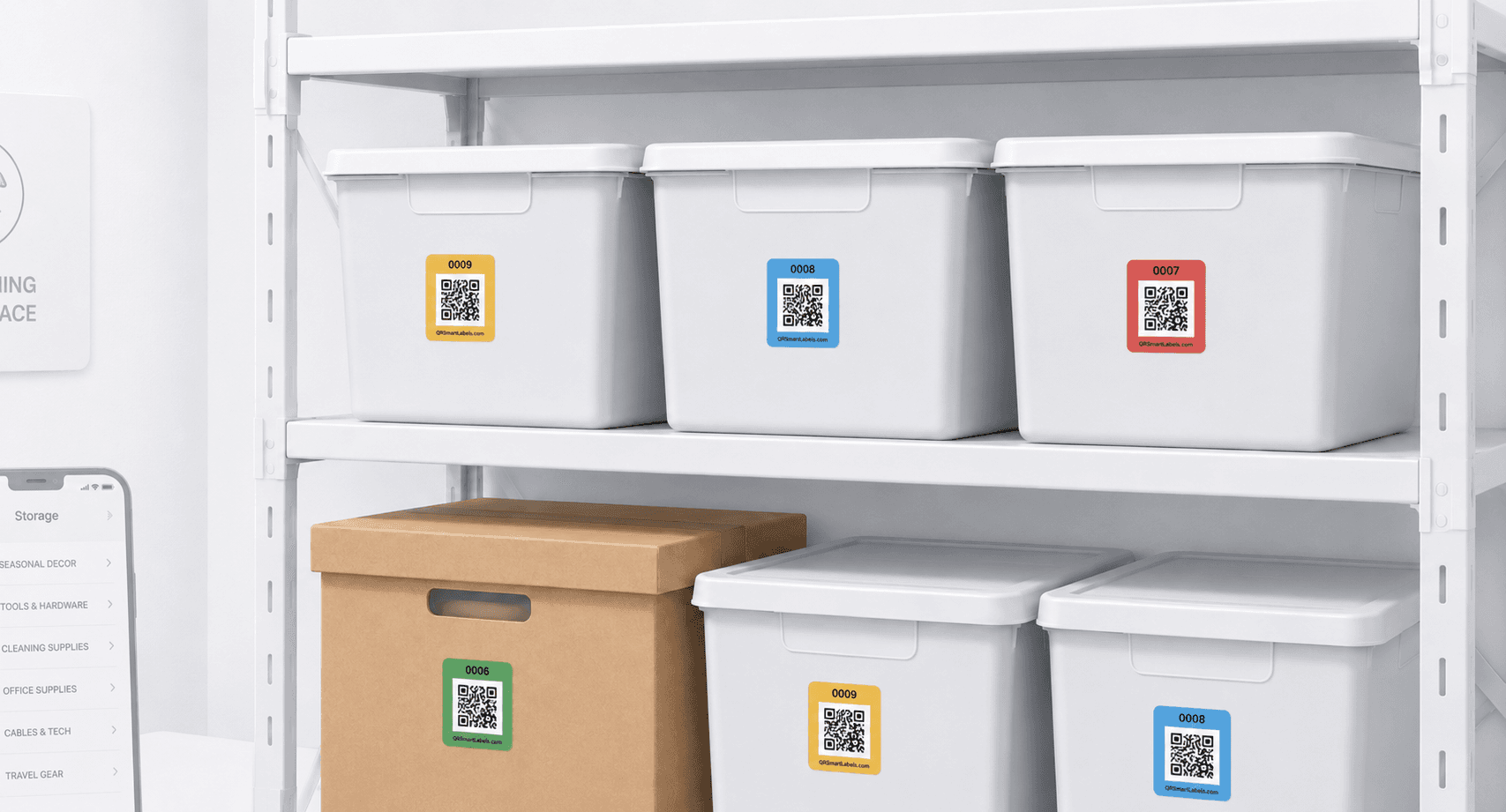 Storage Bin Organization