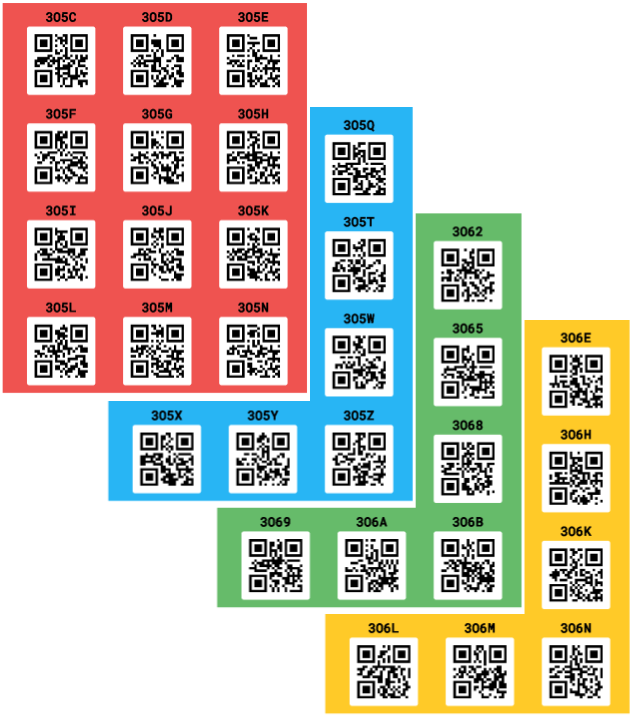 Smart Labels Color Coded QR Code Labels for Organization & Storage