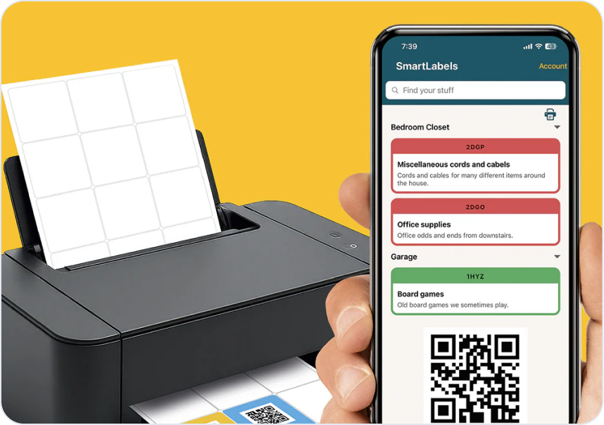 Easily print duplicate labels at home