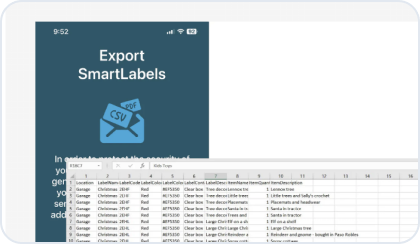 CSV / Spreadsheet Export
